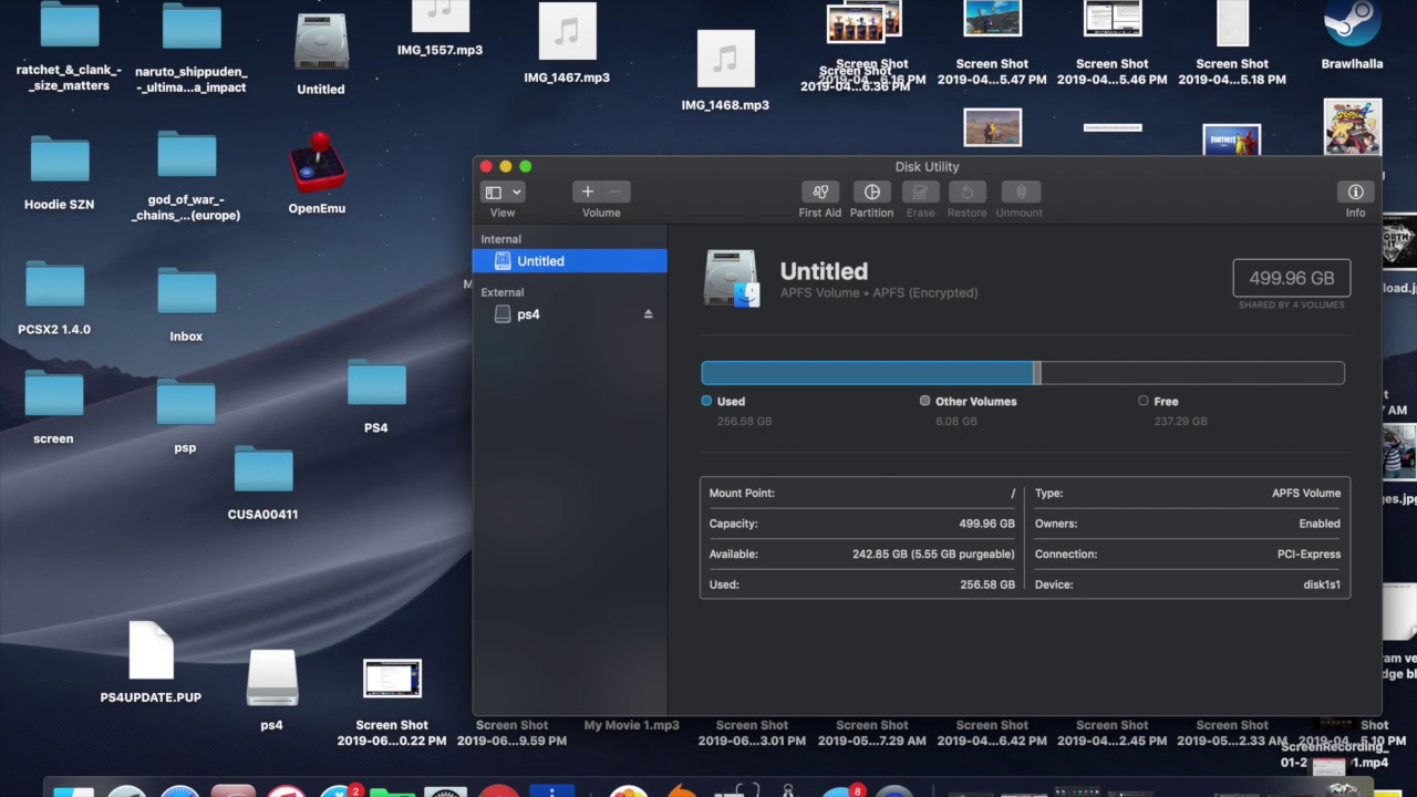 format usb for ps4 mac